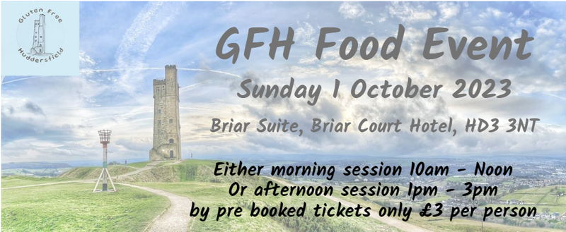 GF Food Event - Afternoon Session - pay on the day