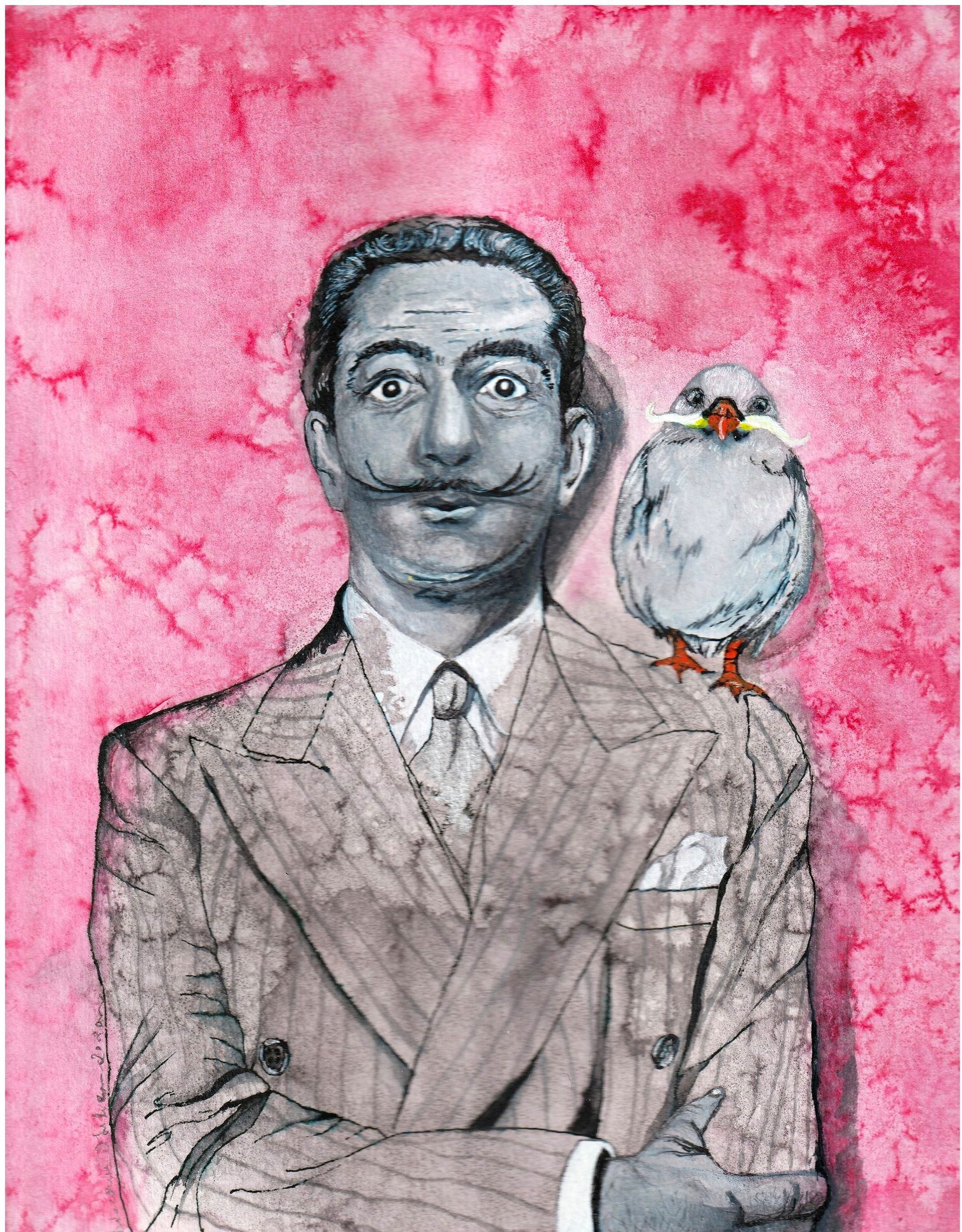 Salvador Dali And Inca Tern