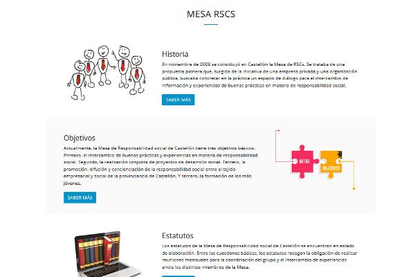 La Mesa de la RSCs pone en marcha una web para impulsar el compromiso de empresas y organizaciones con la responsabilidad social