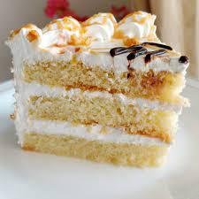 Butterscotch Cream Cake (Eggless Available)