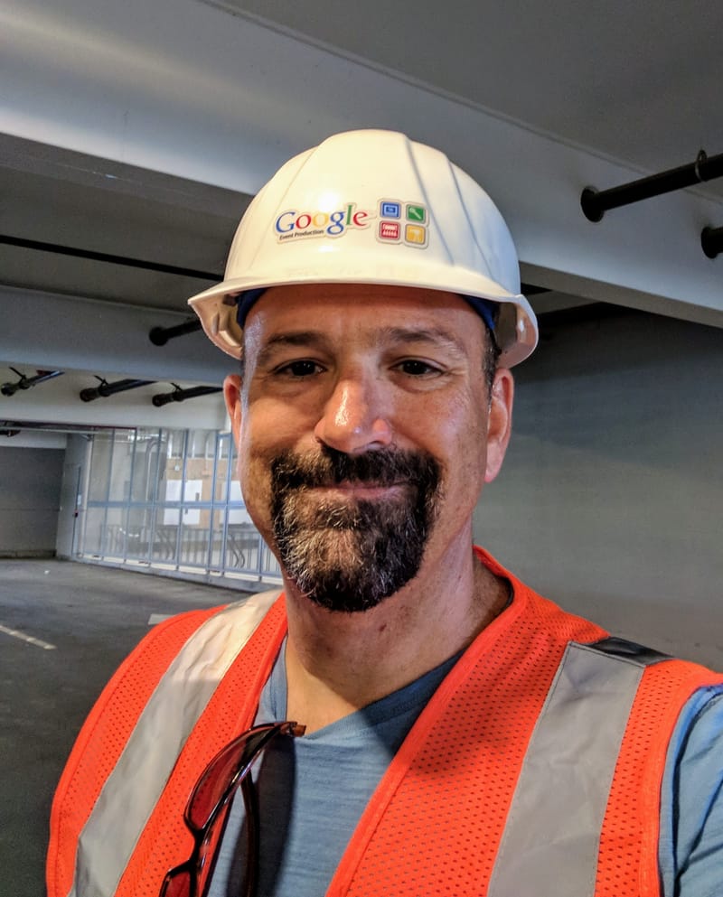 Series of construction shots. Vastola Consulting, LLC