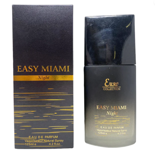 Easy Miami Night 3.4 Oz Men's Cologne. Free Shipping