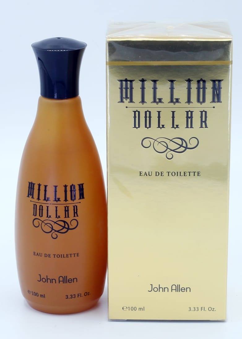 John Allen MILLION DOLLAR 3.4 Oz Men's Eau de Toilette. Free Shipping