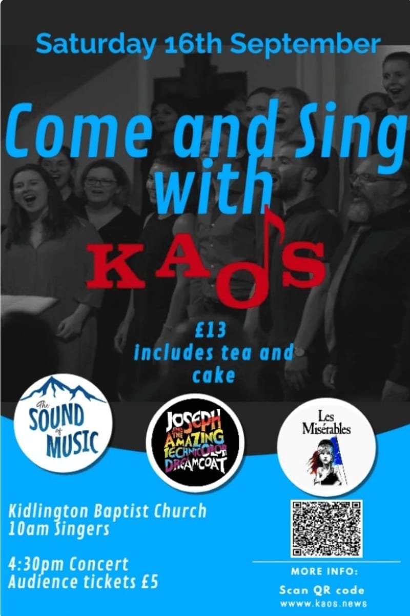 Come and Sing with "West End" KAOS