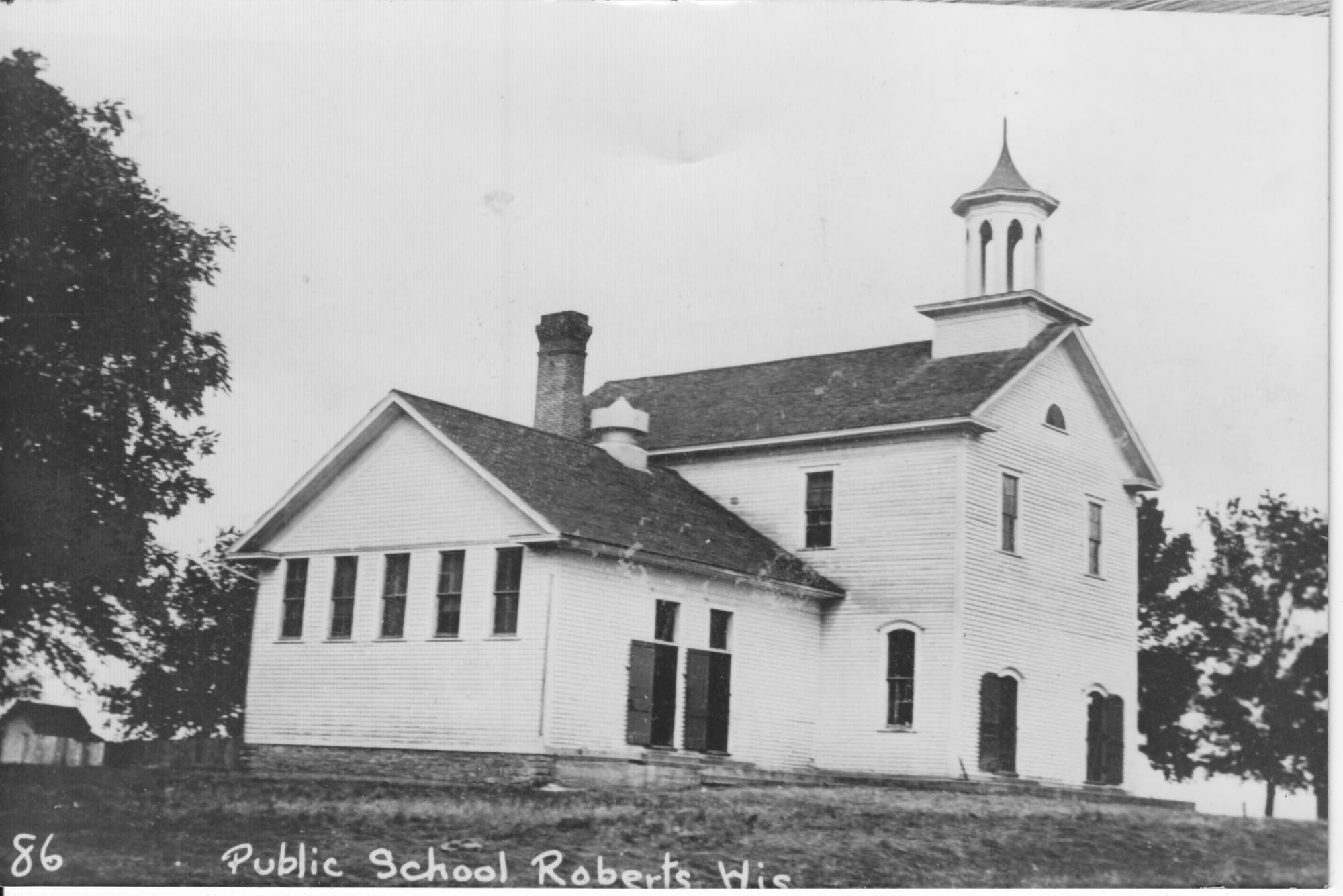 District 6 Graded School (the Village school).  (circa 1910)