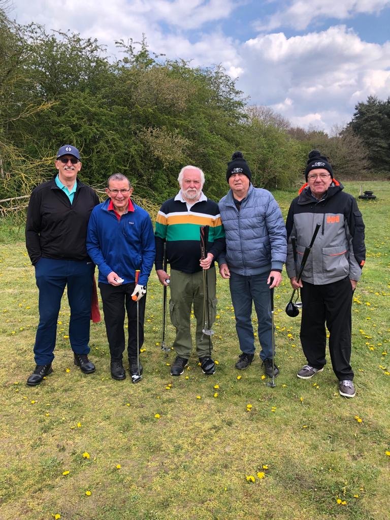 Golf in Society -Tony, Roy, Paul, John (Sandy) and John