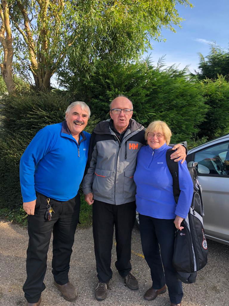 Golf in Society - John, John and Elaine