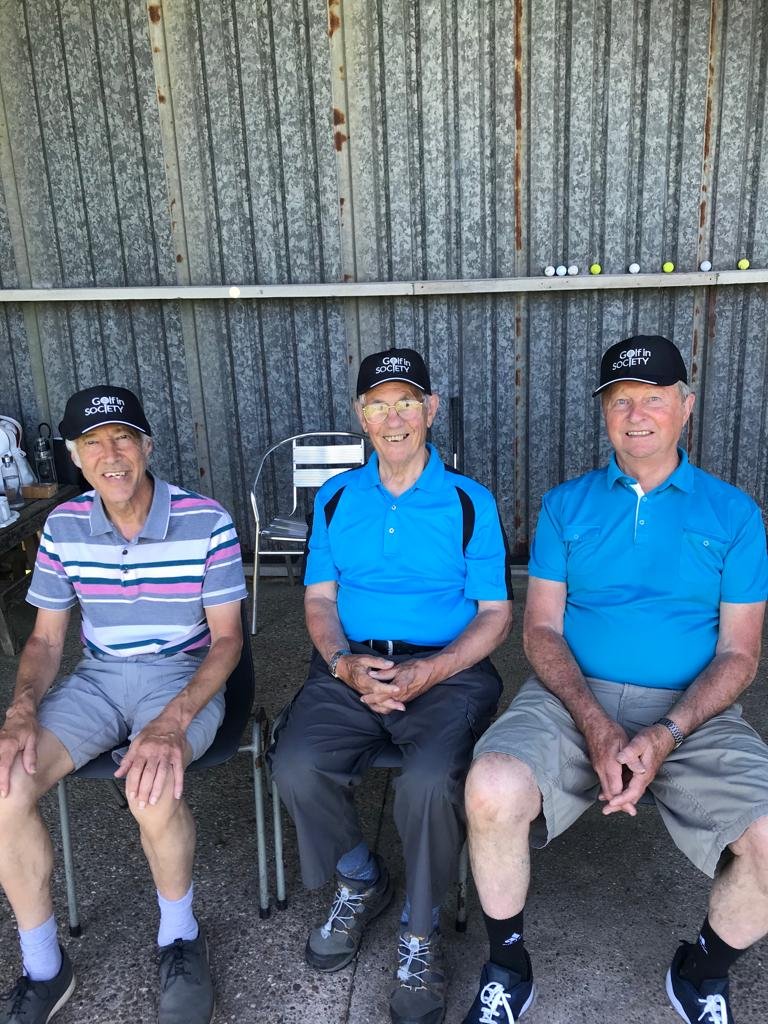 Golf in Society - George, David and John (Sandy)