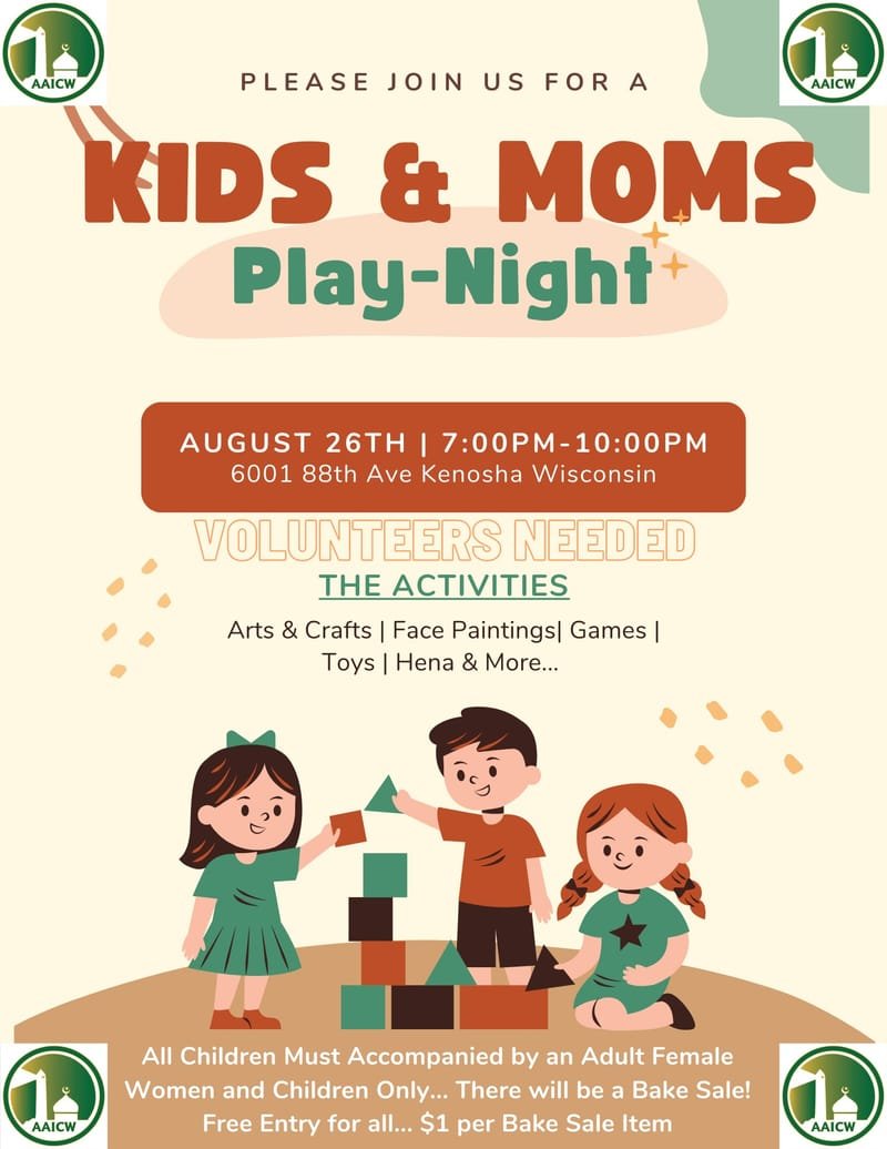 Mothers and Kids Play Night