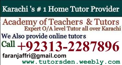 MATHEMATICS Home Tutor For Home Tuition In Karachi – B.COM, BBA, ACCA, CA, FIA, MBA, O-level, A'level