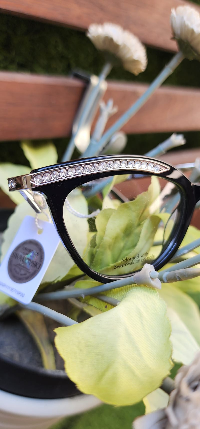 Caviar mod. M4901 black with Swarovski crystals Mountain Optical Eyeworks