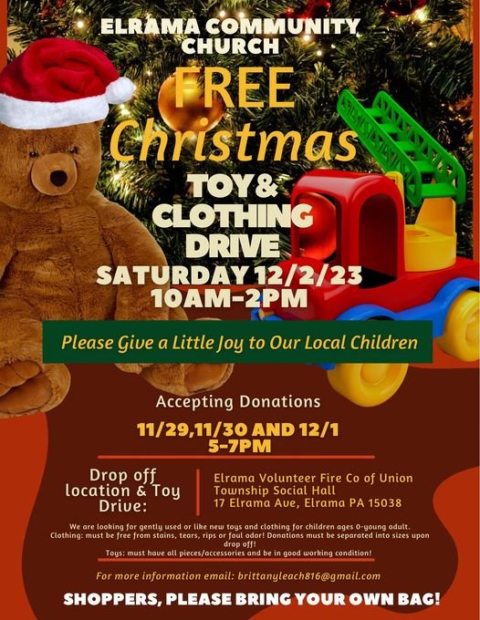 Community Clothing + Toy Drive