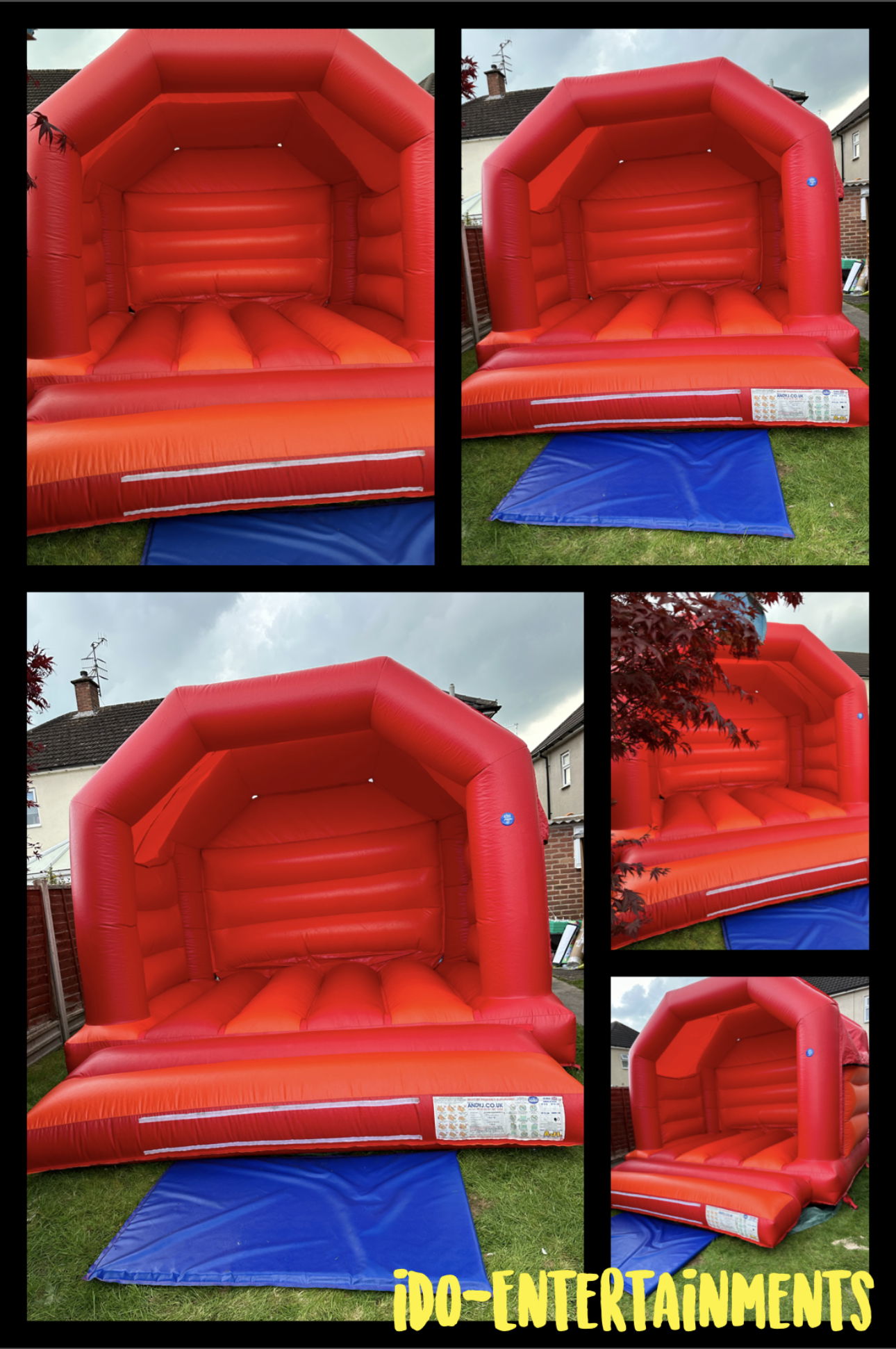 Red & Orange Bouncy Castle