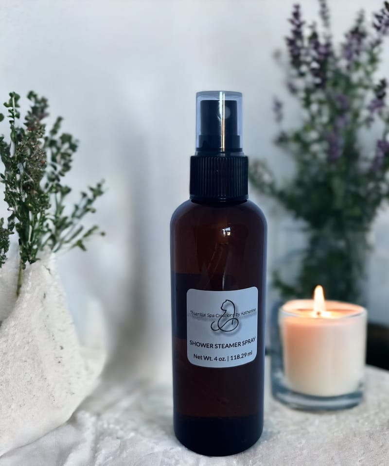 Relax Me Shower Steamer Spray Essential Spa Creations by Katherine Ltd.