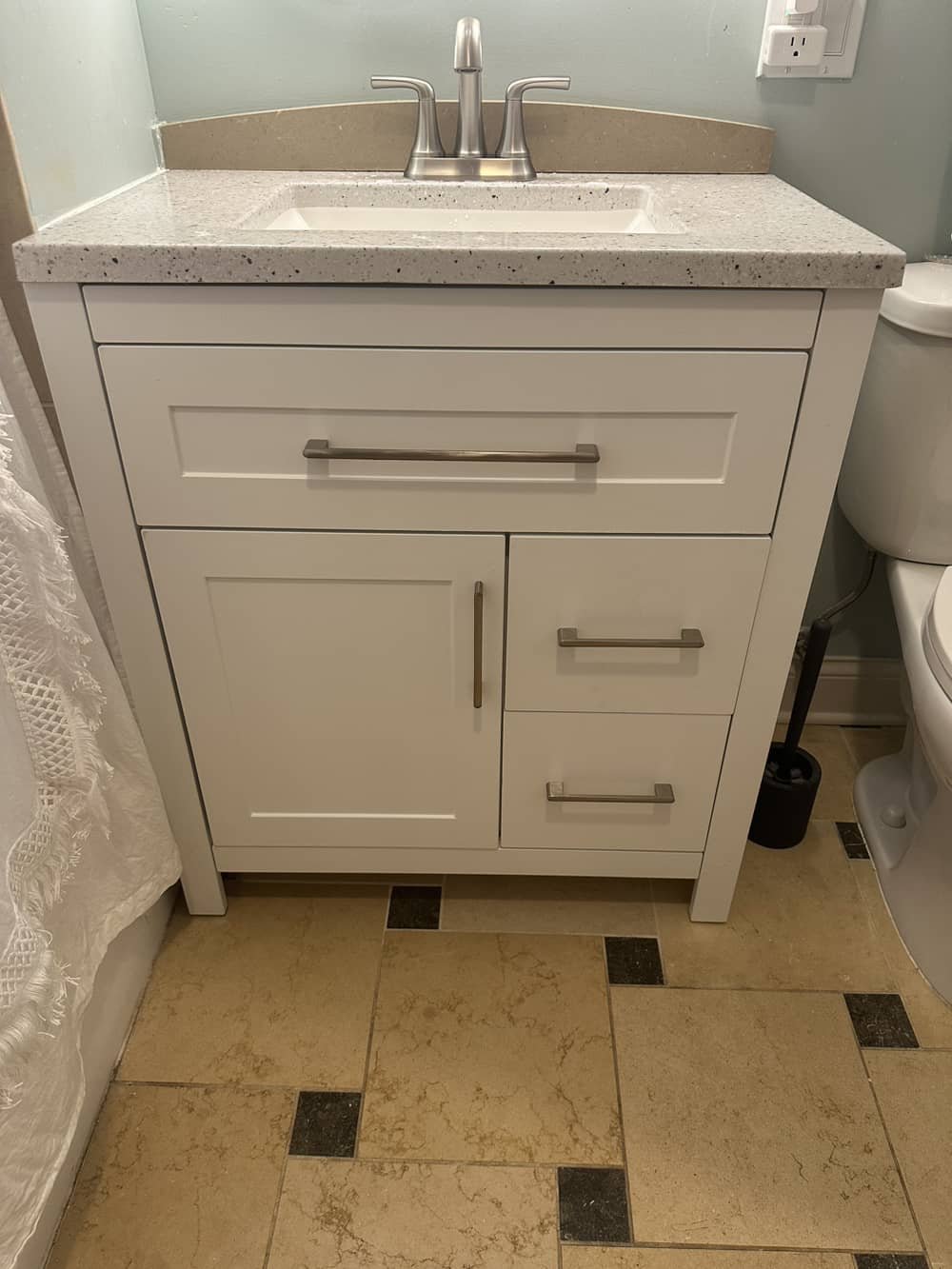 Sink Cabinet Install
