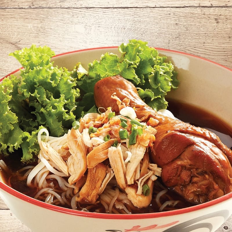 Braised Chicken Noodle Soup