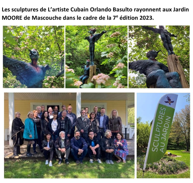 Sculptures au Jardin OrlandoBasulto