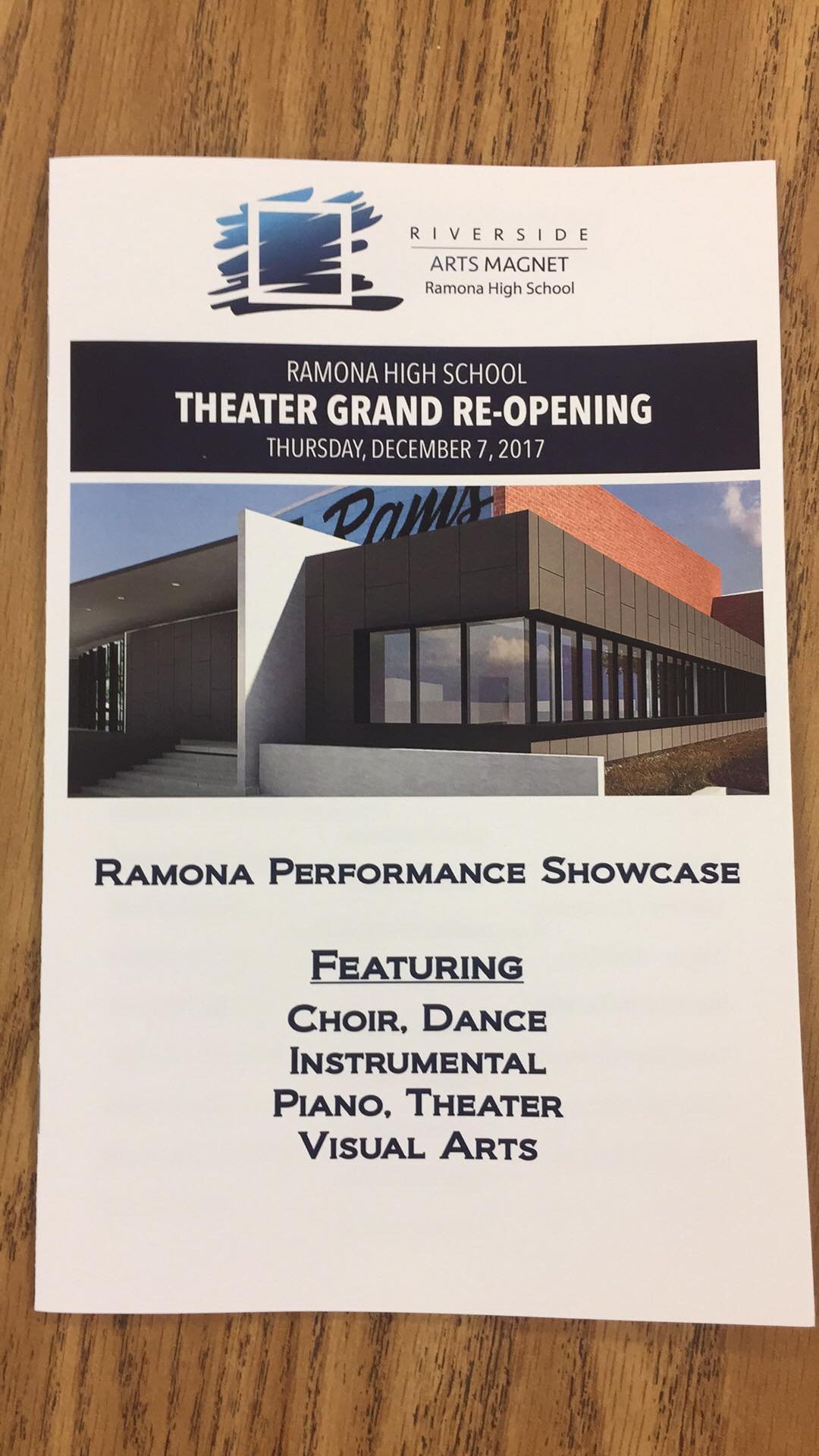 Riverside High School get a Amazing, Brand News Theater