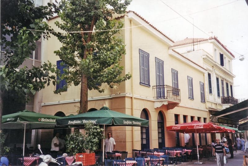 Preserved Building At Monastiraki, Athens. Rehabilitation – Rearrangement