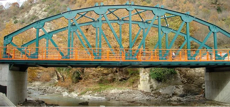Steel Bridge In Ioannina