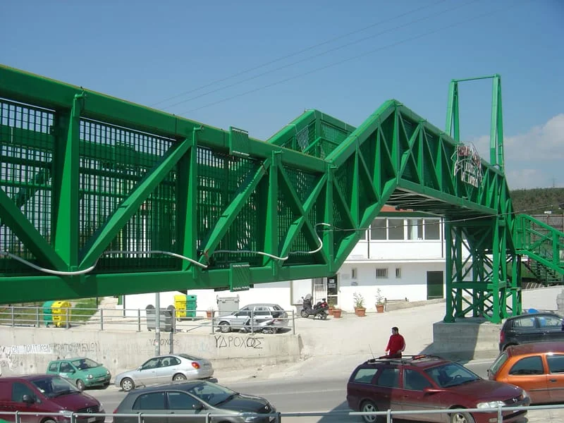 Footbridge K7 In Thessaloniki
