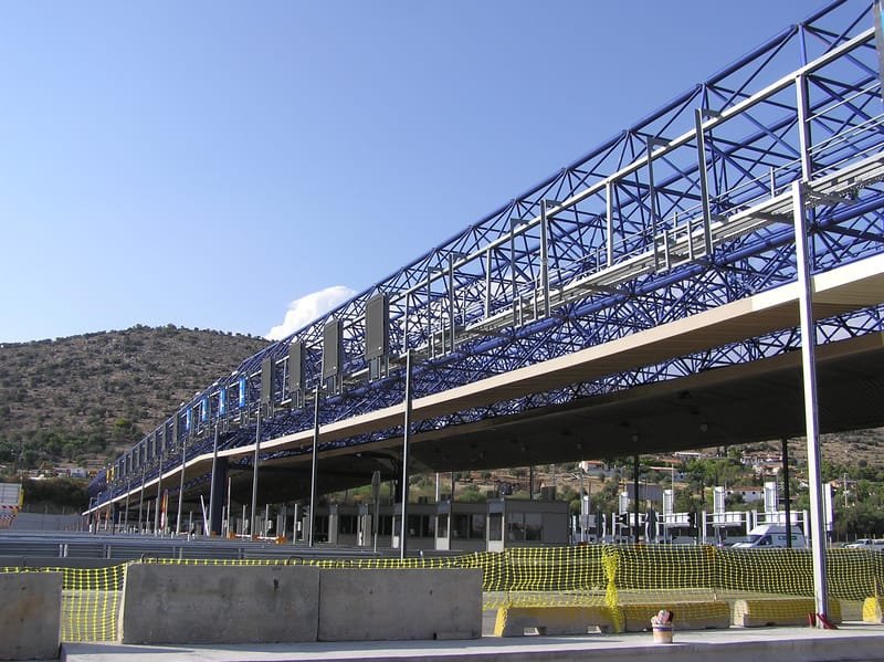 Toll Station In Elefsina - Strengthening And Extension Of Canopy