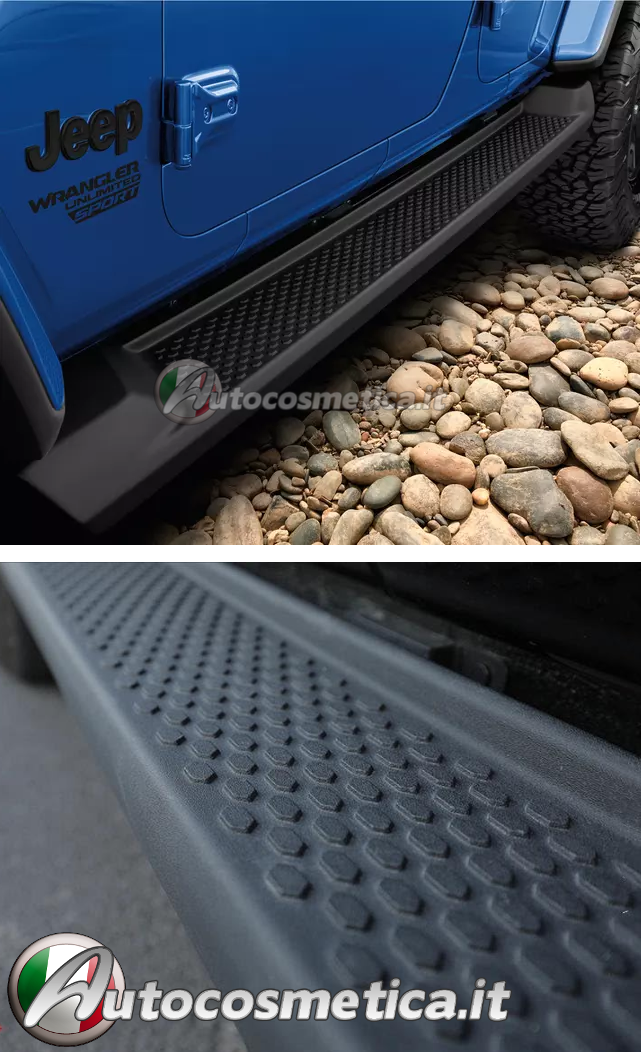 KITT RBRR04 Pedane Laterali Sottoporta Per Land Rover Discovery III (LR3) 2006-2009 E IV (LR4) 2009-2016