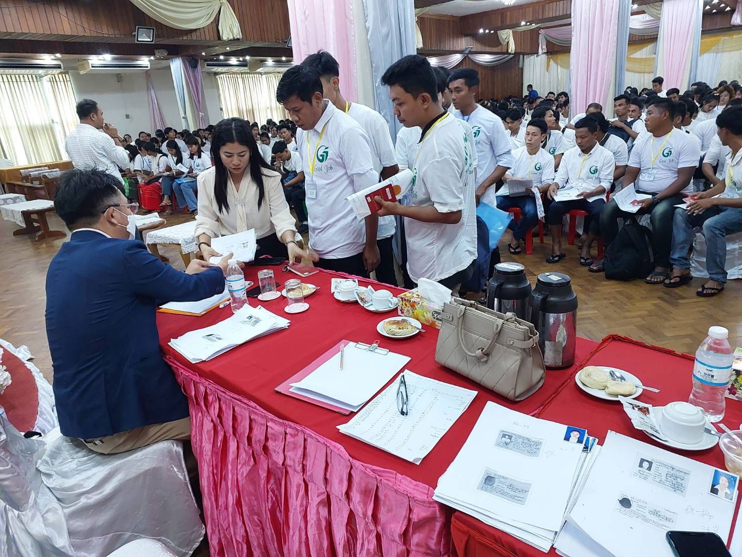 บริษัท ทีซี ทรัพยากร ร่วมกับ บริษัท กู้ด จ๊อบ คัดเลือกแรงงานเมียนมาร์อย่างถูกต้องตามกฎหมาย