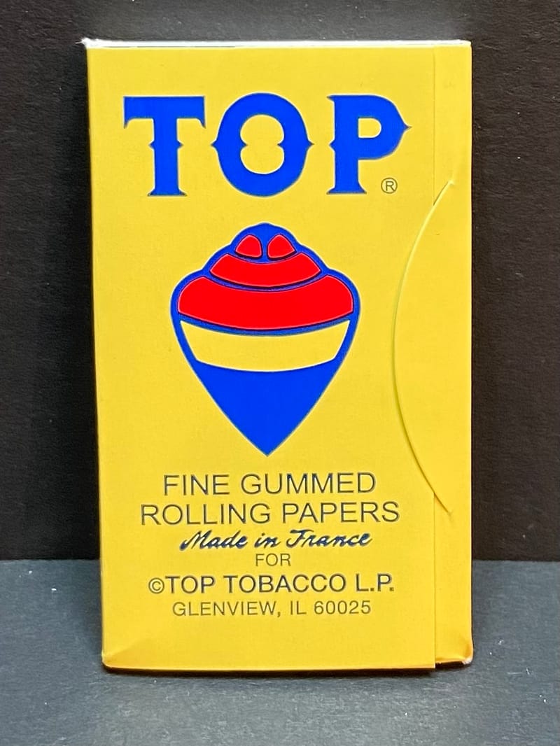 TOP Single Wide (70 mm) Cigarette Rolling Papers. Shockers Glass Studio
