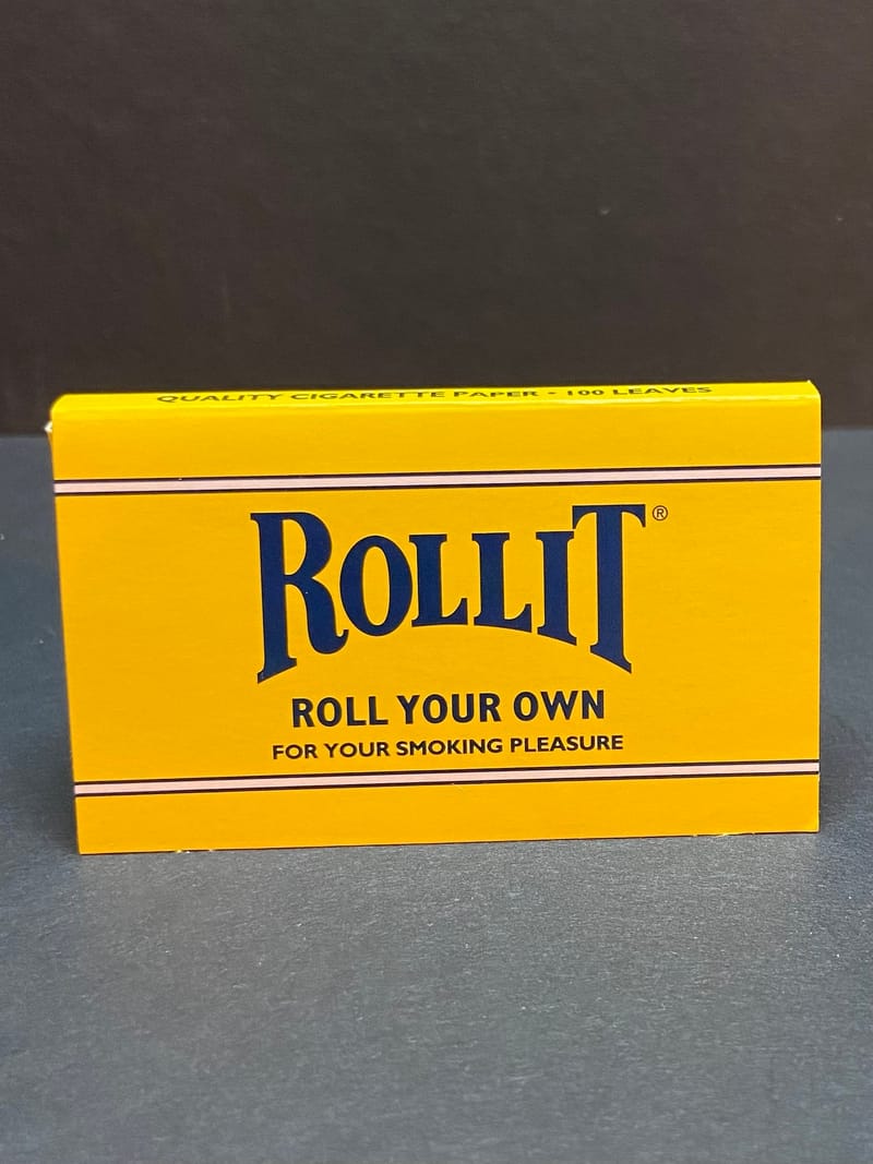 ROLLIT Single Wide (70 mm) Cigarette Rolling Papers. Shockers Glass