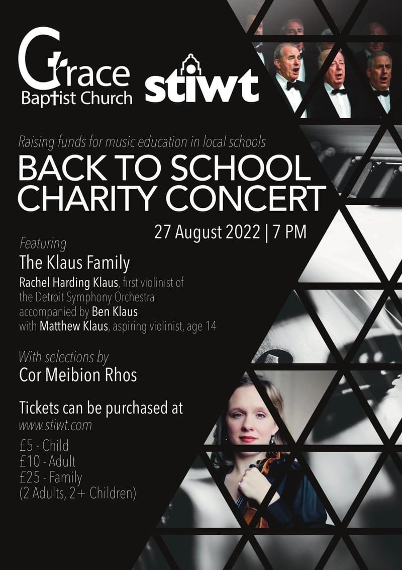Back to School Charity Concert