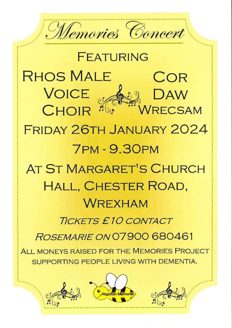 Memories Concert - supporting people living with dementia