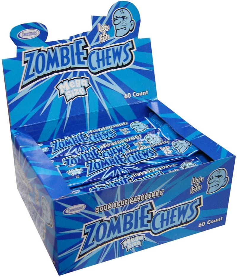 blue raspberry zombie chews Lachlan’s Candy ABN 77 299 664 542