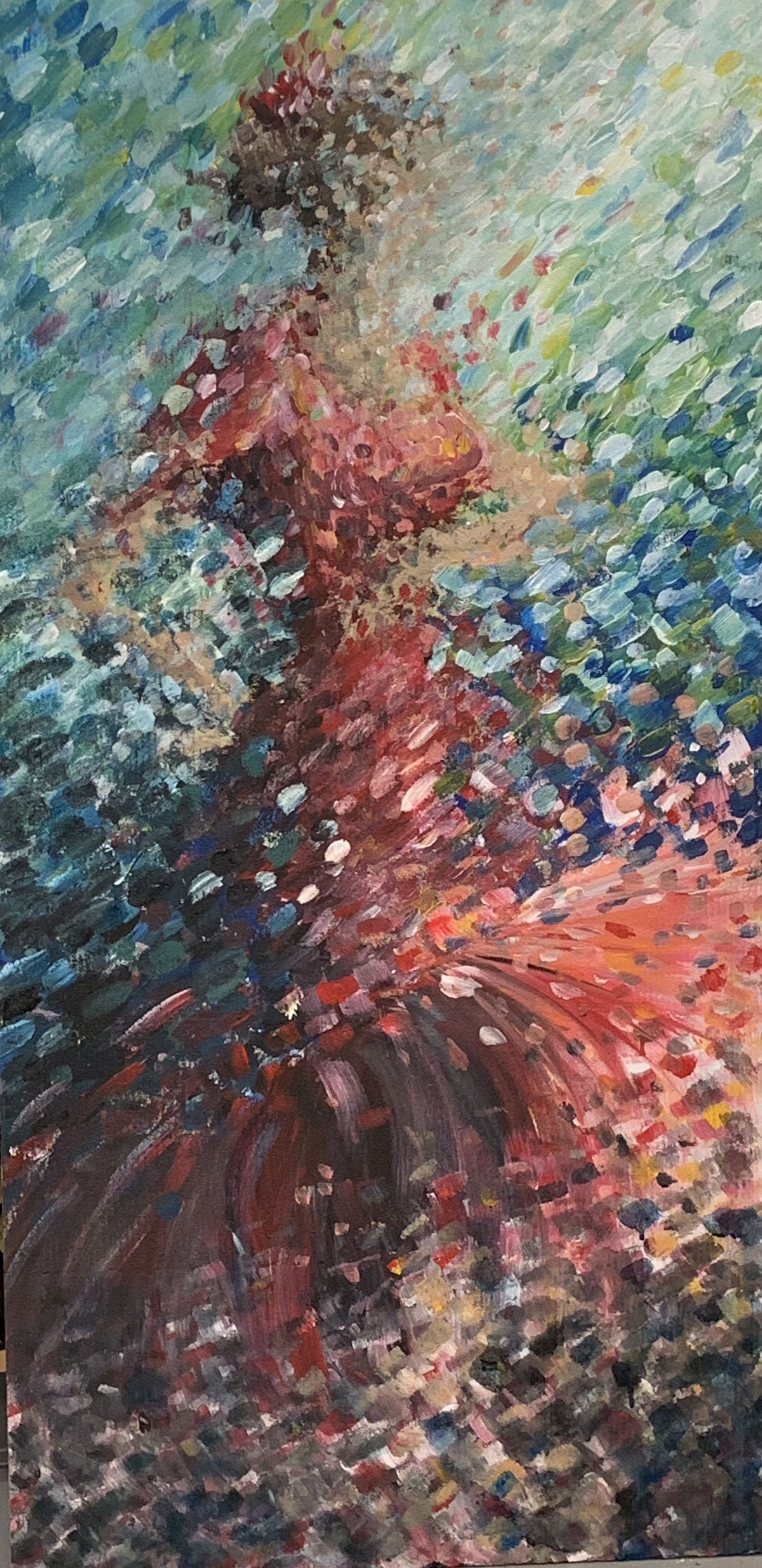 Salsa Dance Acrylic Painting