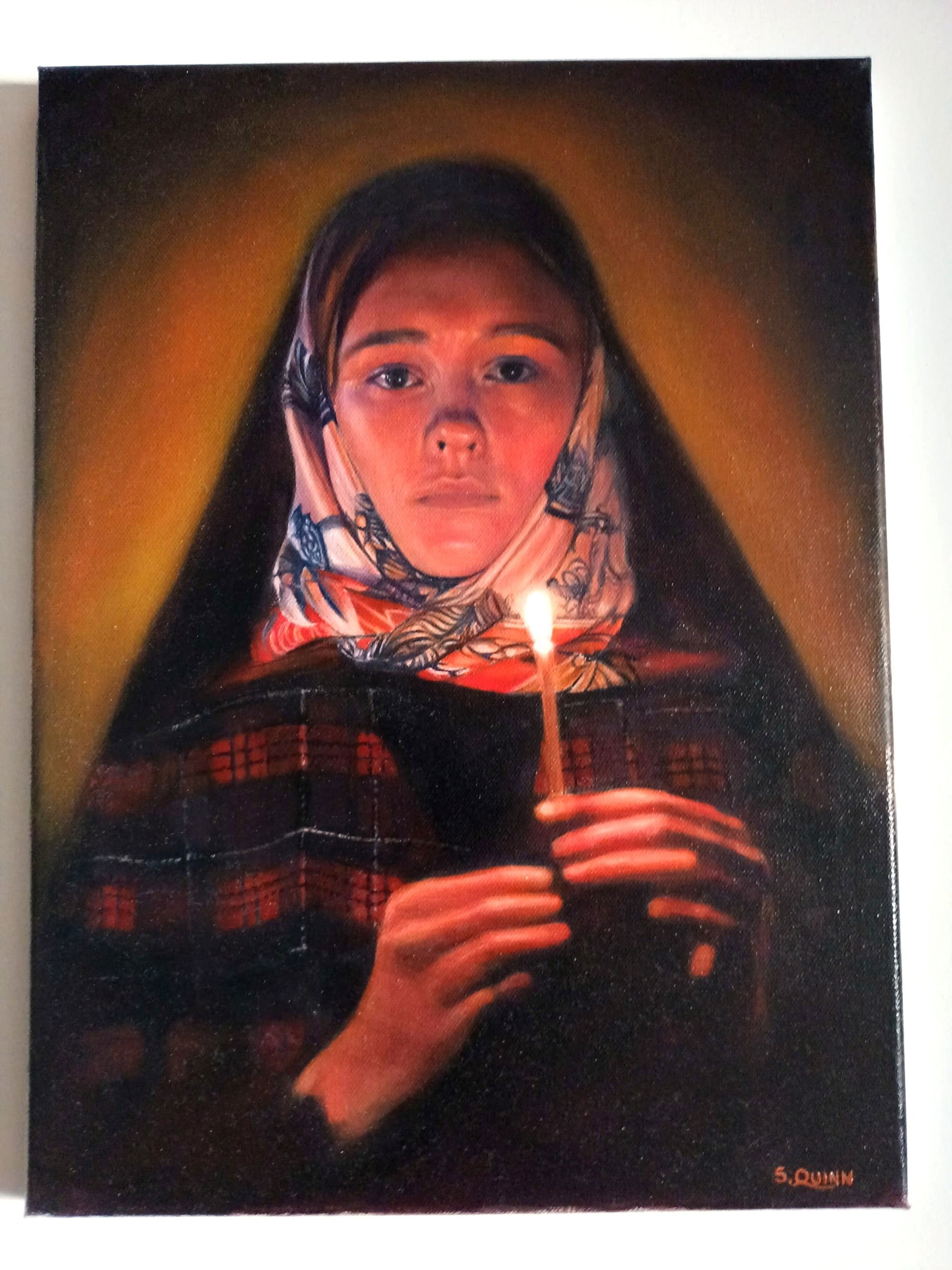 GIRL WITH CANDLE