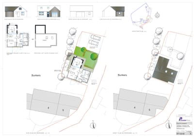 PERMISSION GRANTED TO convert and extend outbuilding to a dwellinghouse  at bunkers, saddleworth image