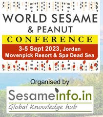 World Sesame & Peanut Conference 03 - 05 Sept 2023. Amman Jordan.