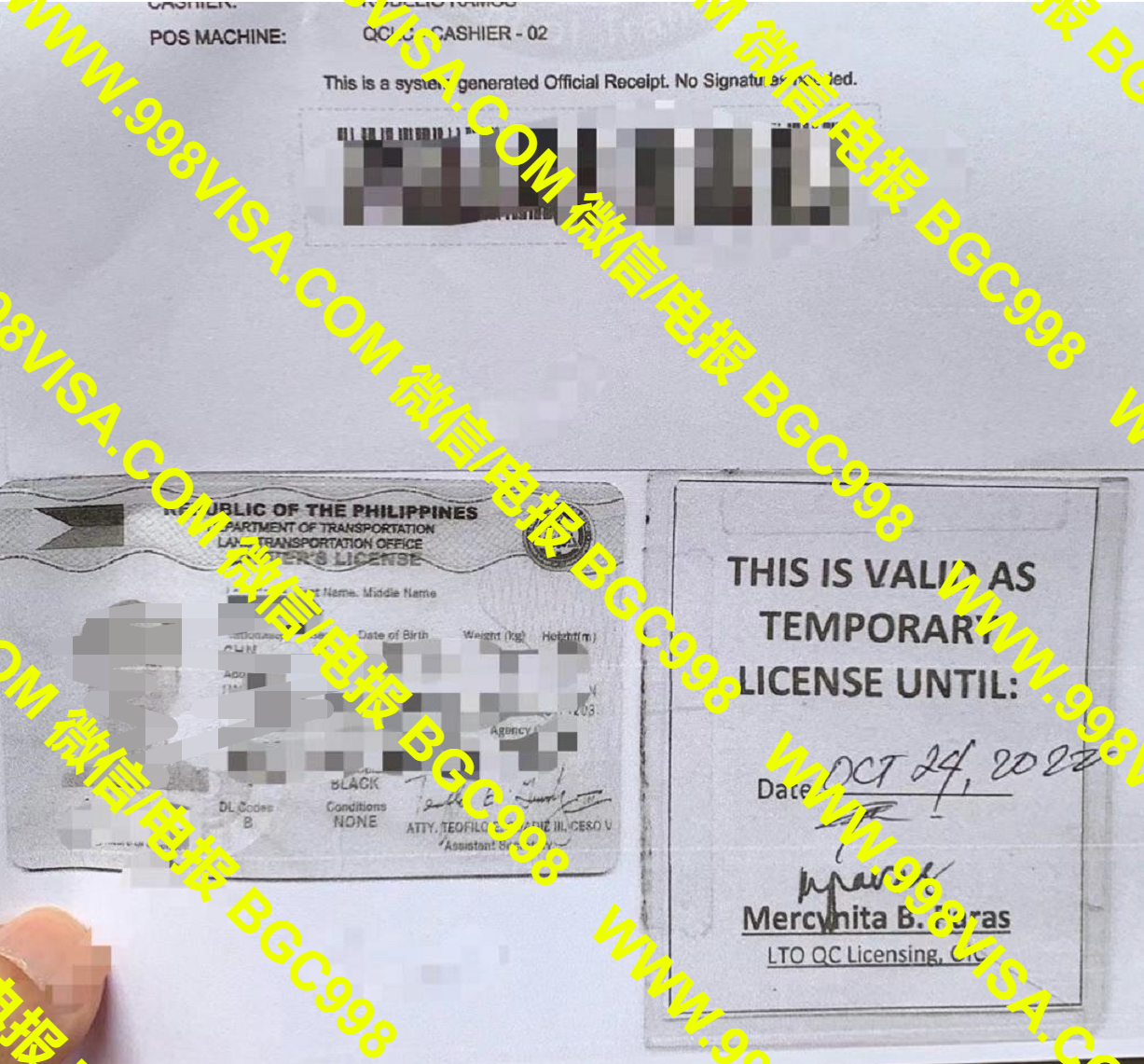 菲律宾QC总局LTO驾驶证办理一天拿证