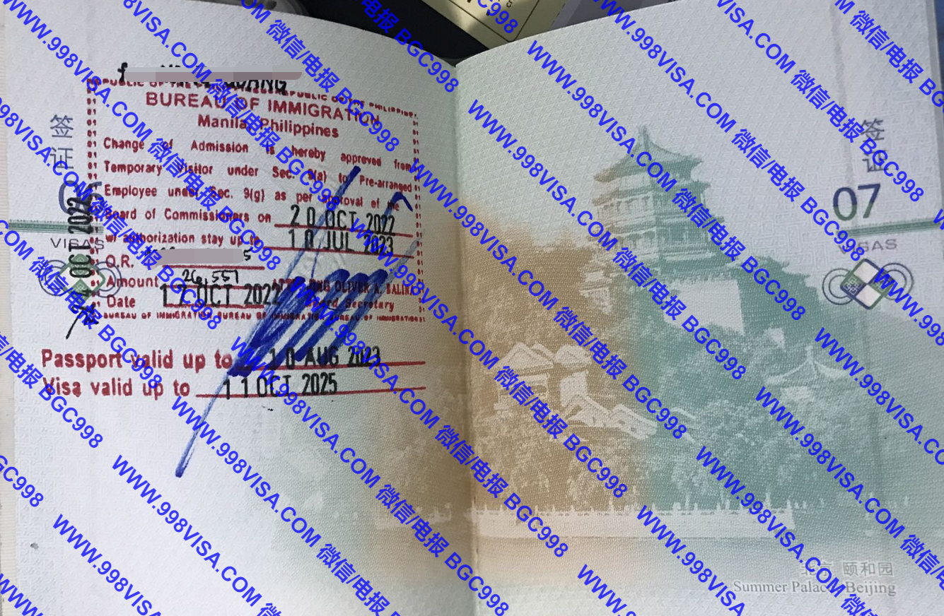 因公护照申请菲律宾工作签证