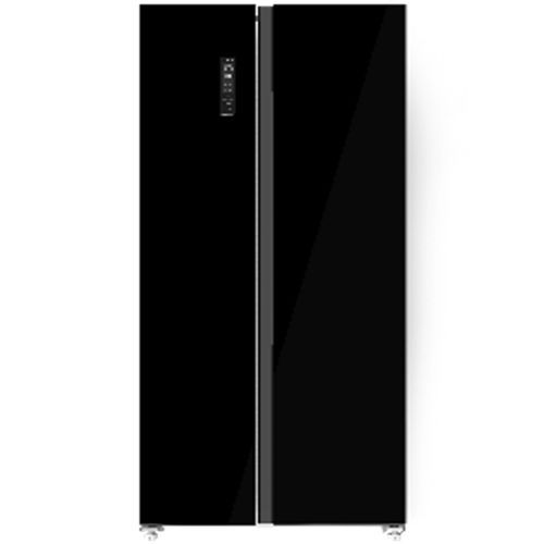 VON VARZ20NHK Side By Side Fridge 429L Black Homefiti Appliances