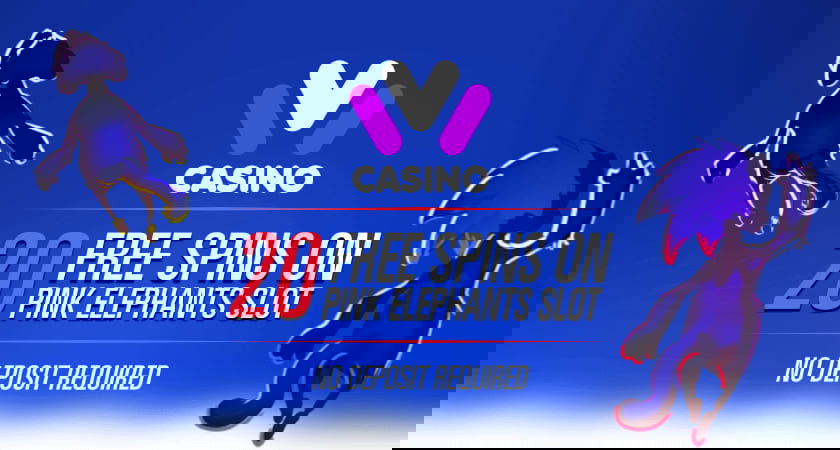 IVI Casino No Deposit 20 Free Spins on Pink Elephants.