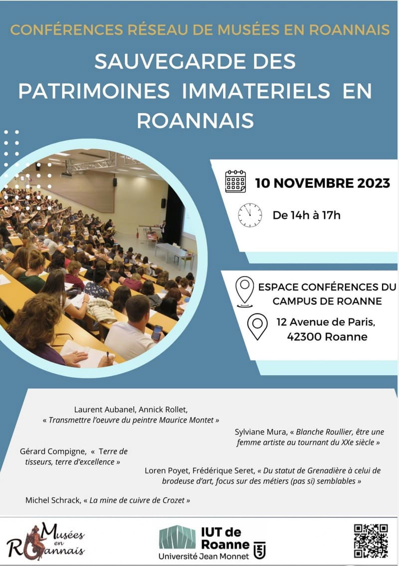 Conférence sur la Sauvegarde des Patrimoines Immatériels en Roannais