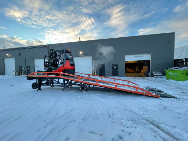 MOBILE LOADING RAMP - Pollies Forklifts & Equipment
