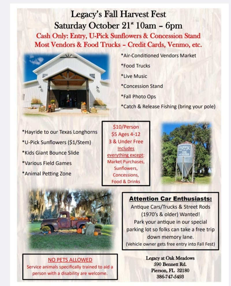 Legacy's Fall Harvest Fest
