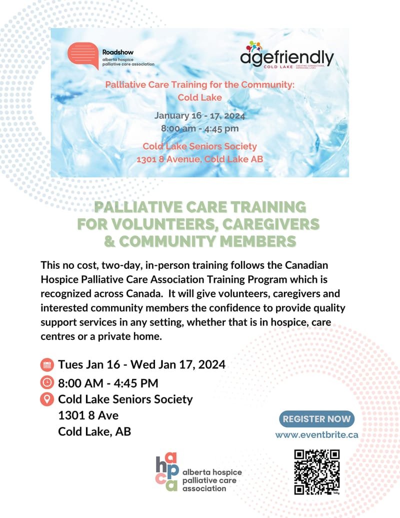 Palliative Care Training for the Community of Cold Lake