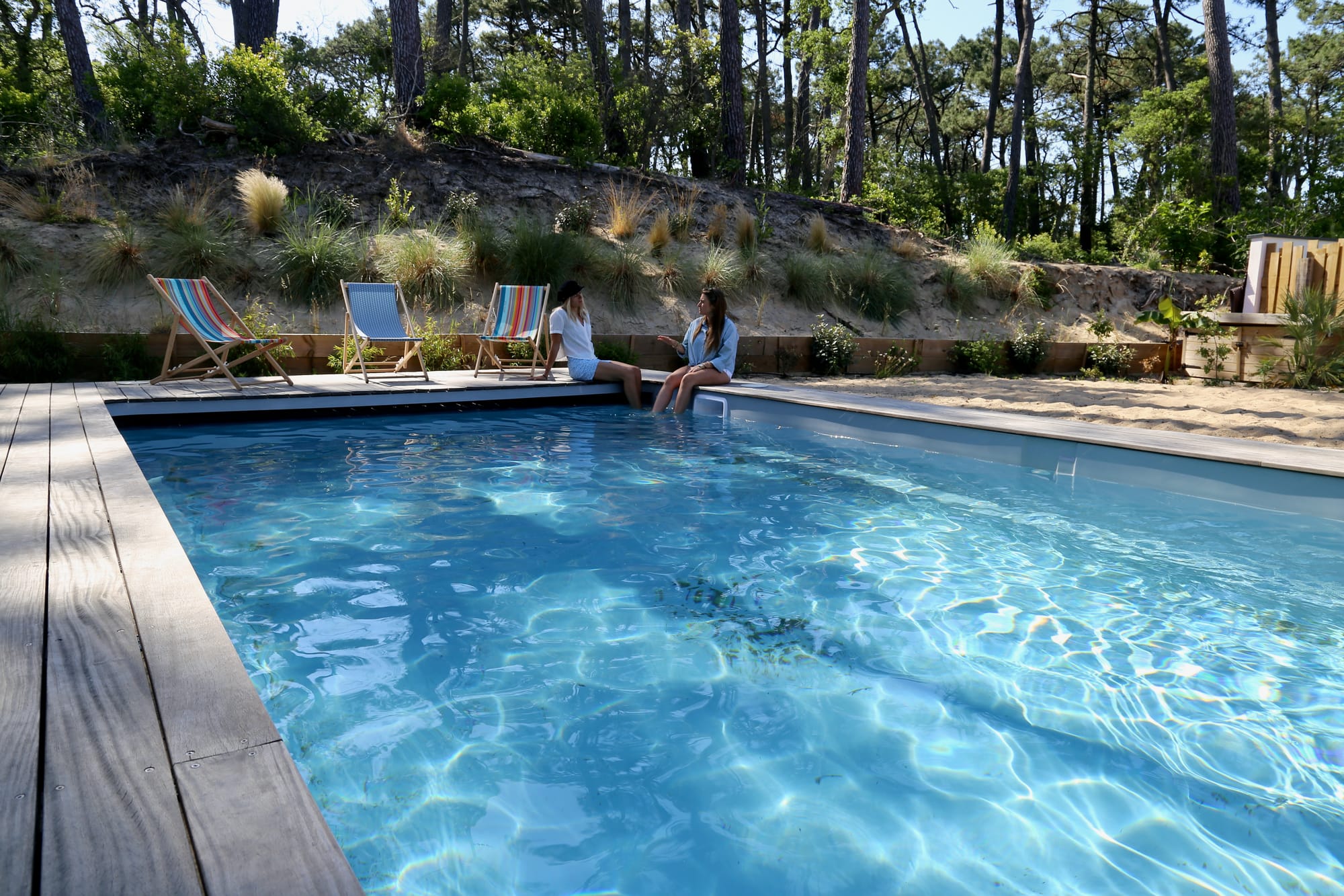 piscine et landes