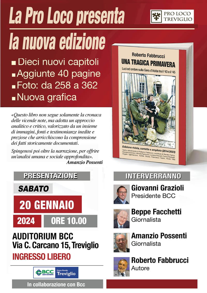 PRESENTAZIONE LIBRO "UNA TRAGICA PRIMAVERA"