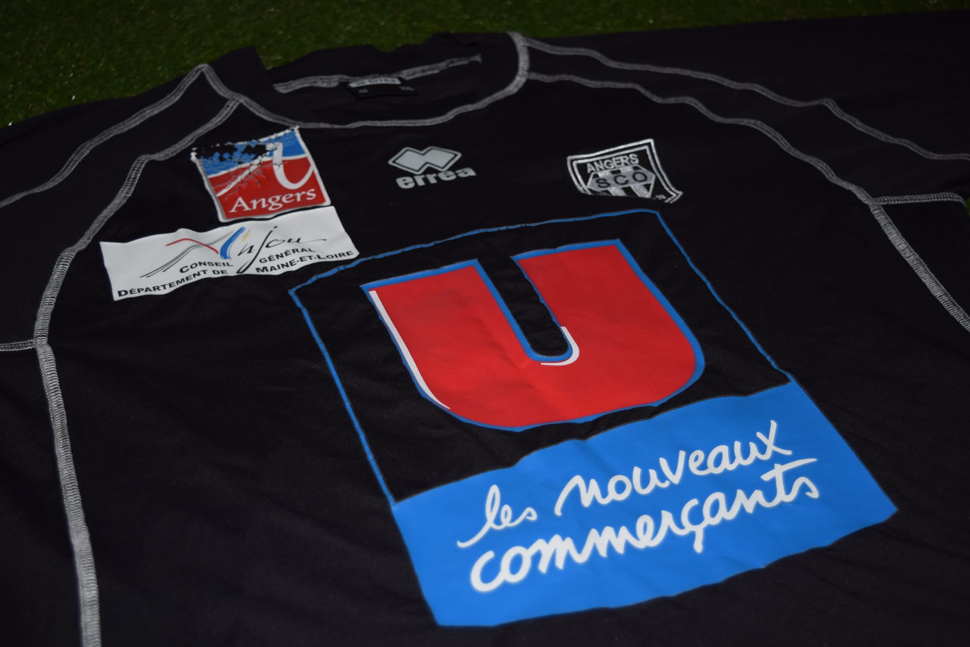 Maillot Extérieur Noir manches courtes avec Sponsor U 2004-2005 de Sébastien Grimaldi