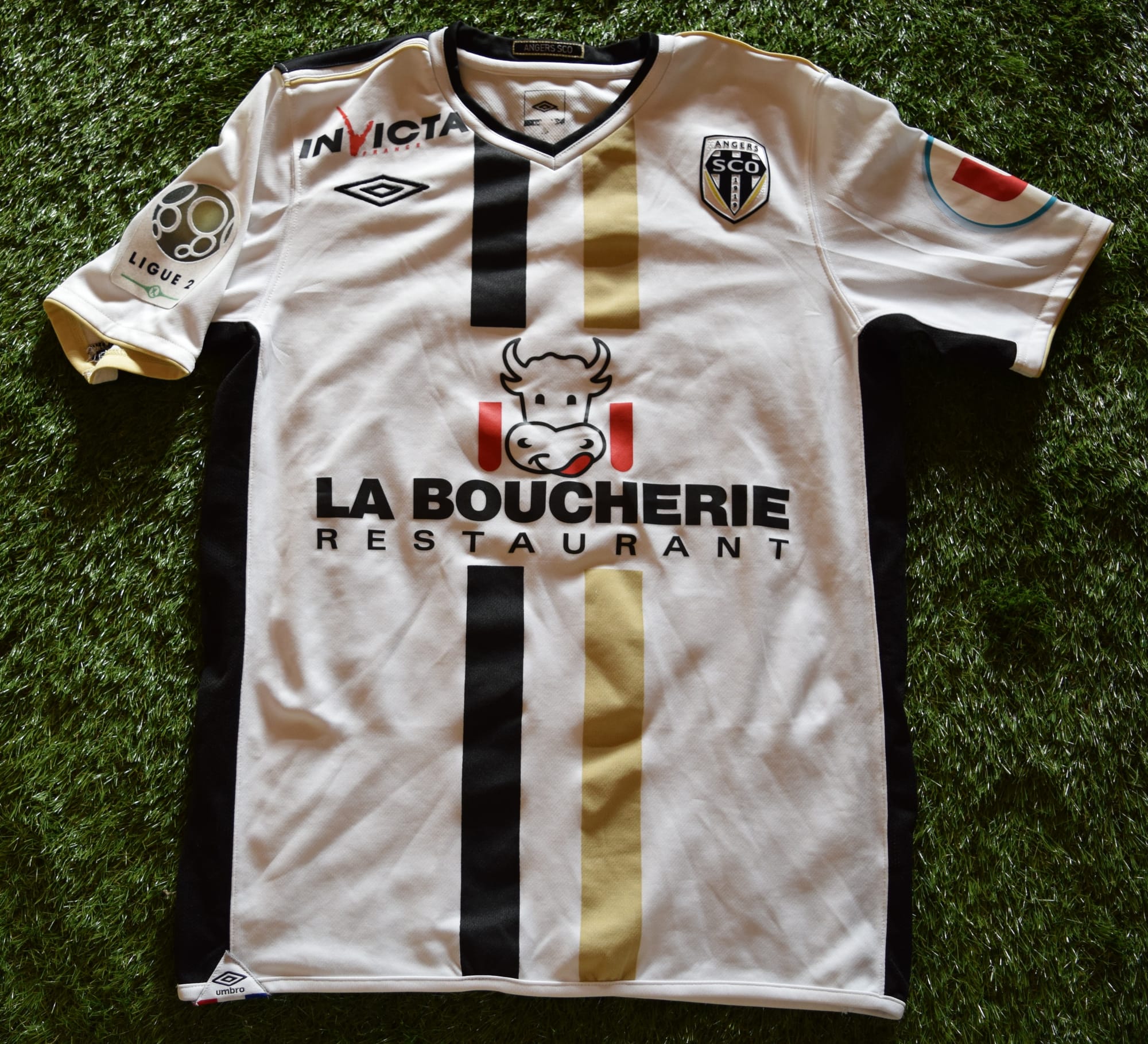 *** Maillot Domicile Manches Courtes Sponsor Extérieur 2011-2012 de Stevie Riga