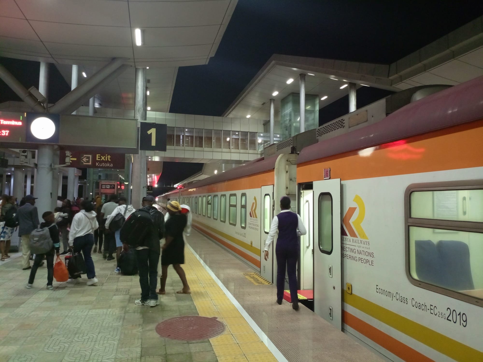Nairobi to Mombasa Aboard Madaraka Express